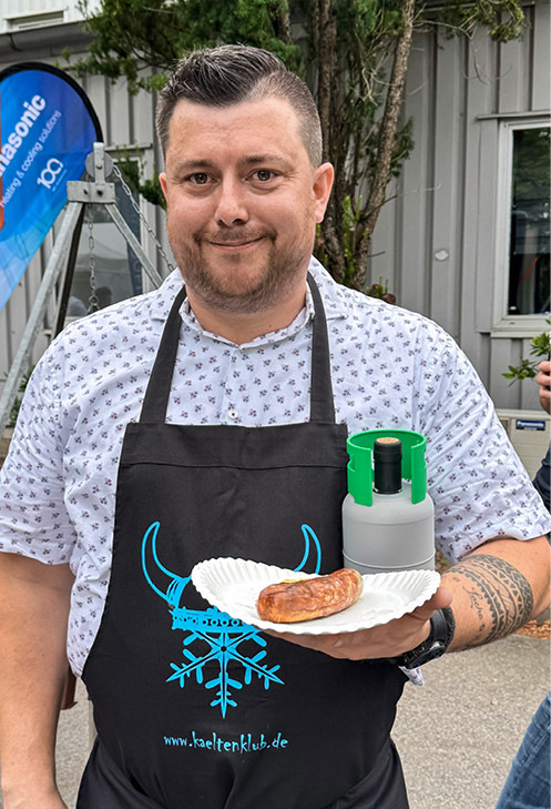 Daniel Rosenberg von Vogelsang hat einen großen Teil zum Gelingen der Veranstaltung beigetragen. Inklusive Grillen ;-)