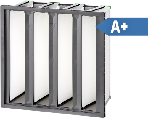 Der Luftfilter Opakfil-ES7-ePM1-60-Aplus wird unter anderem für die Luftaufbereitung in klimatisierten Räumen eingesetzt. - © Bild: Camfil
