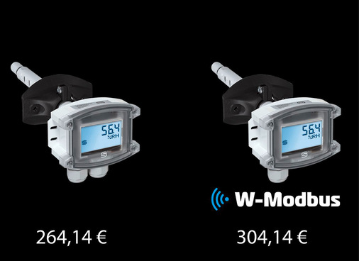 W-Modbus-Geräte haben nur einen moderaten Aufpreis gegenüber Modbus-Geräten, sind aber einfacher installierbar. - © Bild: S+S