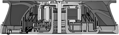 Neue Fertigungsmethoden erlauben kleinere Spaltmaße zwischen Läufer und 
Gehäuse. Dadurch werden das Betriebsgeräusch und die Leistungsaufnahme 
gleichermaßen reduziert.
