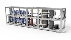<p>Die modularen transkritischen CO2-Anlagen arbeiten mit mehreren GEA Bock Verdichtern.</p> - © GEA
