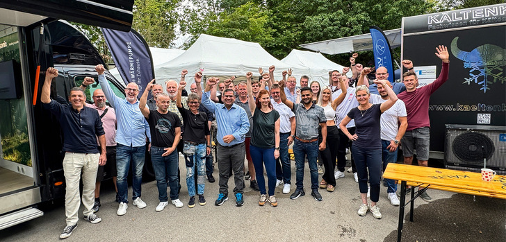 Die Truppe bei Vogelsang in Bochum. - © Bild: KältenKlub