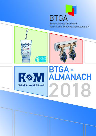 Im BTGA-Almanach 2018 werden aktuelle Trends der TGA-Branche präsentiert. - © BTGA
