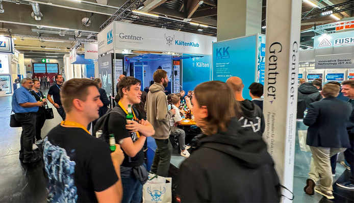 © Bild: KK/KältenKlub Full House am Messestand der KK und des KältenKlubs.