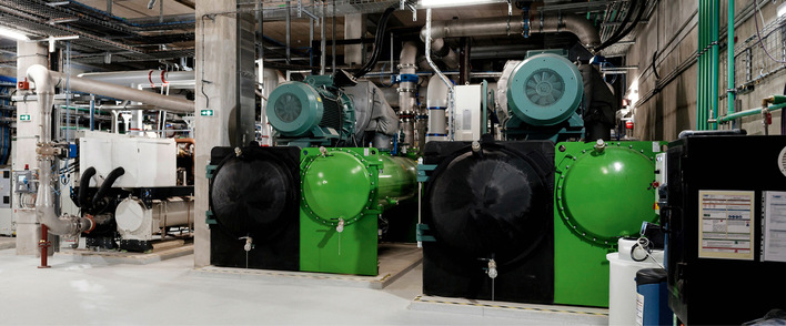 © Bild: Johnson Controls Als zwölftes Kraftwerk im Kältenetz der Stadt Paris deckt diese Anlage den Kühlbedarf der Adidas Arena und der Umgebung.