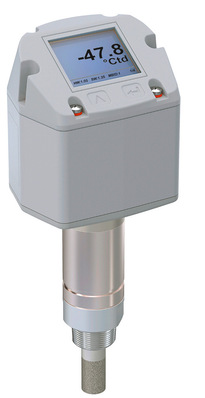 Alt-Text: „Digitales Messgerät für Temperaturüberwachung in Kälteanlagen, zeigt eine Lesung von -47,8 Grad Celsius auf einem Bildschirm an, mit darunter liegenden Bedientasten zur Steuerung und Einstellung der Geräteparameter. - © Bild: Emerson